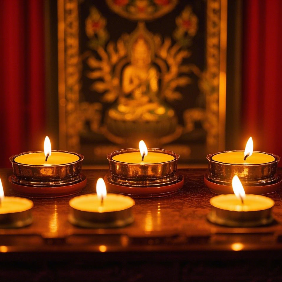 Offer lamps and pray for blessings. May the light illuminate every corner and warm every heart.