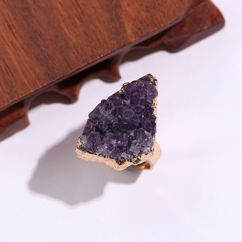 Cincin Amethyst Tenaga Rohani Sinaran Jiwa