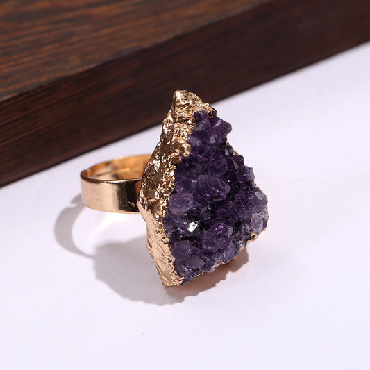 Cincin Amethyst Tenaga Rohani Sinaran Jiwa